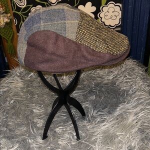 RETRO Newsboy Cabbie Patchwork Cap Sz L/XL